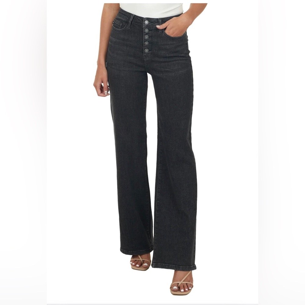 Judy Blue Wide Leg High Waisted Jeans